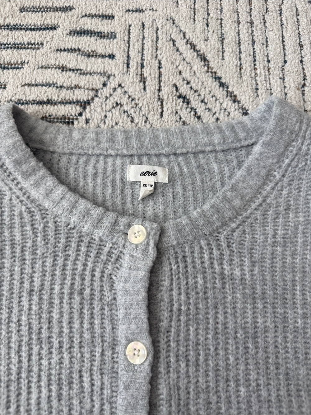 Aerie Short Sleeve Cardigan - Picture 2 of 3